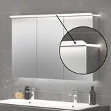 Evineo ineo7 LED-Lichtmodul oben für Spiegelschrank B: 120 cm, BL001189,