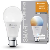 Ledvance Smarte LED-Lampe mit WiFi Technologie, Sockel B22d, Dimmbar, Lichtfarbe änderbar (2700-6500K), ersetzt Glühlampen mit 60 W, SMART+ WiFi Classic Tunable White, 1er-Pack