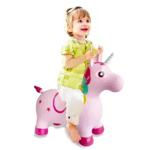 Jamara Einhorn mit Pumpe Hüpftier