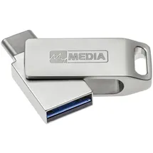 MyMedia My Dual USB 3.2 Gen 1 /USB C Drive 32GB USB-Stick 32 GB Silber 69269 USB-A (USB 3.2 Gen 1), USB-C®