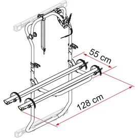 Fiamma Carry-Bike DJ Fahrradträger für Fiat Ducato/Peugeot Boxer/Citroen Jumper schwarz