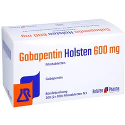 Gabapentin Holsten 600 mg Filmtabletten 200 St