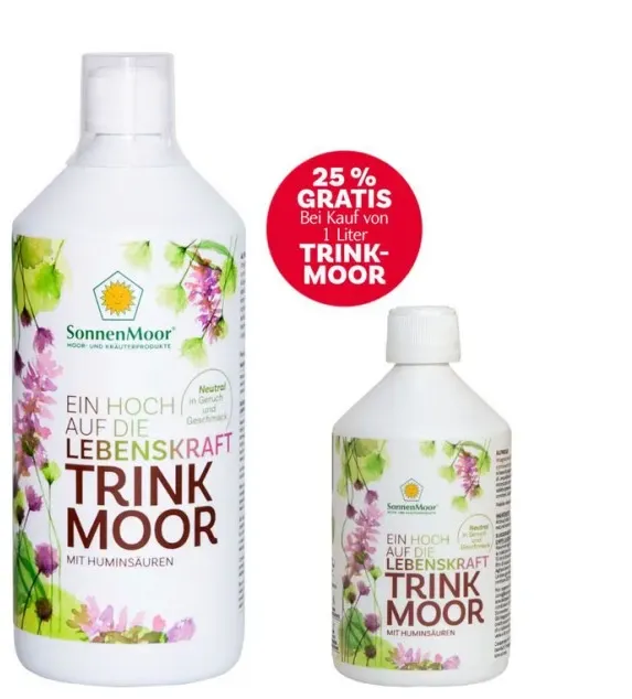 SonnenMoor Trinkmoor 1000ml +250ml gratis