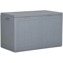 vidaXL Garten-Aufbewahrungsbox 180 L 80,5 x 44,5 x 51 cm Grau