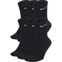 Nike Everyday Cushioned Crew-Trainingssocken Black/White 34-38