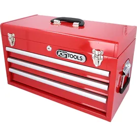 KS Tools Werkzeugtruhe mit 3 Schubladen-rot, L508xH255xB303mm