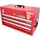KS Tools Werkzeugtruhe mit 3 Schubladen-rot, L508xH255xB303mm