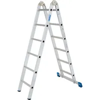 Krause Stabilo Gelenk-Combileiter 2 x 3 und 2 x 6 Sprossen