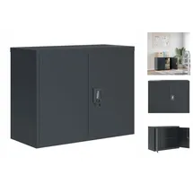 vidaXL Aktenschrank 90 x 40 x 70 cm anthrazit