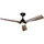 Klarstein Fiji Flow 132 cm Deckenventilator Walnuss