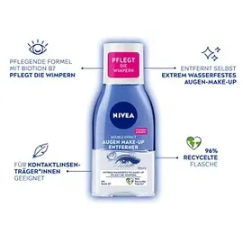 NIVEA Double Effect Augen Make-up Entferner 125 ml