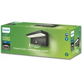 Philips myGarden LED-Außen-Wandleuchte mit Bewegungsmelder Bustan