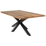Home4You Esstisch, Mangoholz massiv - 200 x 100 cm