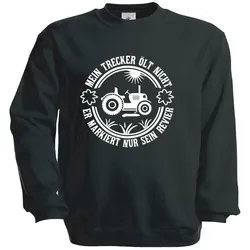 Pullover „Mein Trecker ölt nicht“ (schwarz)