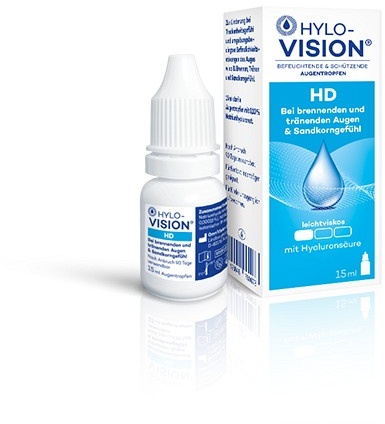 hylo-vision hd augentropfen, 15 ml