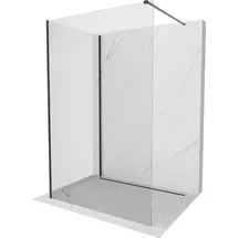 Mexen Kioto Duschtrennwand 90 x 200 cm Schwarz/Transparent 800-090-212-70-00-085