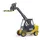 Bruder 02512 - Teletruk mit Palette gelb/schwarz 1:16