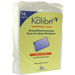 Kolibri Comwash Extra Waschhandschuh unf 50 St