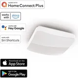 Hama WiFi Deckenleuchte 27cm Glitzereffekt quadratisch - Weiß