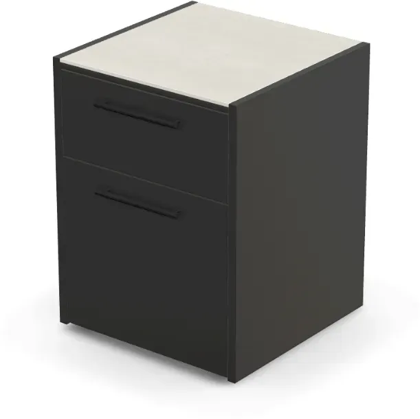 Brabura CT 60 Abfallmodul - Iron Frost / Anthrazit / Matt schwarzer Griff