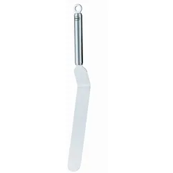 Streichpalette RÖSLE, silber (edelstahlfarben), Edelstahl 18/10, Küchenpaletten, zum Glattstreichen und Anheben von Torten und Kuchen, Edelstahl 18/10
