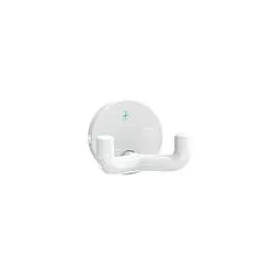 Hewi 477 active+ Doppelhaken 477.90D02598 43,5mm, antimikrobiell, Kunststoff signalweiß
