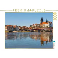 Calvendo Blick über die Elbe auf Meißen Puzzle