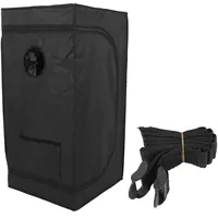 Grow Tent, 50x50x100cm Gewächshaus Indoor Grow Tents, Grow Tent Reflektierender Garten Growing Dark Room für Obst Blumen Hydroponics Planting Growing