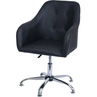 Mendler Esszimmerstuhl HWC-L92, Küchenstuhl Stuhl mit Armlehne, drehbar höhenverstellbar