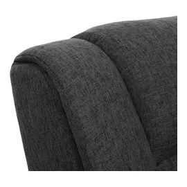 Mendler Fernsehsessel HWC-F23, Relaxsessel Liege Sessel, Stoff/Textil 102x79x96cm grau ohne Massage- und Wärmefunktion