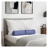 vidaXL Kissenbezug Bolsterkissen 15 x 40 cm Blau