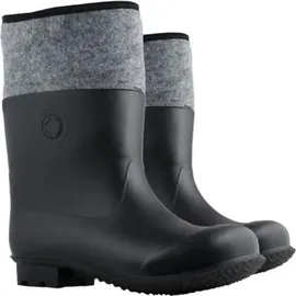 OEM Gummi-Filzstiefel Schwarz 46