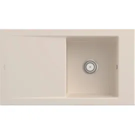 Villeroy & Boch Timeline 50 Ivory + Handbetätigung + Lochbohrungen