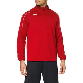 Jako Herren Trainingsziptop Classico rot, XL