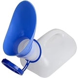 Unisex Töpfchen Urinal für Auto Toliet Urinal für Männer und Frauen Bettpfannen Urinflasche mit Deckel und Trichter Mobile Toilette Tragbares Urinal für Auto Alter Mann Kind und Diabetes für Camping