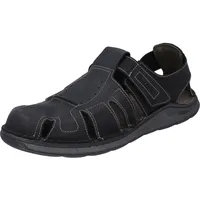 Josef Seibel Herren Kletthalbschuhe Maverick 01,Weite G (Normal),Klettschuhe,Strassenschuhe,Freizeitschuhe,schwarz,43 EU - 43 EU