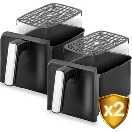 Berdsen Heißluftfritteuse BD-653 schwarz/silber