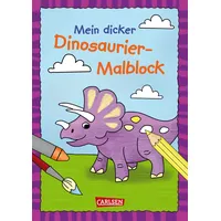Carlsen Verlag Mein dicker Dinosaurier-Malblock