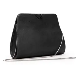 Gretchen Lyra Clutch Two Leder Schwarz/Grau