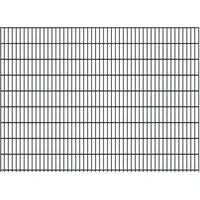 FA-Bausysteme Doppelstabmattenzaun 6/5/6 250 x 183 cm Anthrazit