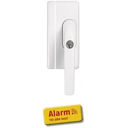 ABUS FO400A W weiß Alarm Fensterschloss mit 110 dB Sirene FO 400A Einbruchschutz