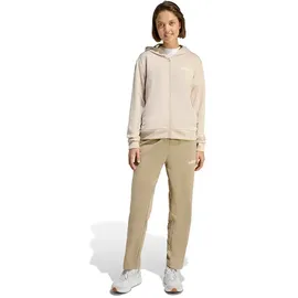 adidas Essentials Linear Trainingsanzug Beige XS