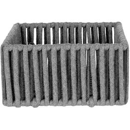 Schöner Wohnen Badkorb Zovo M 20 x 20 x 20 cm grau