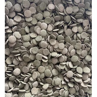 Algen Wafers/Welschips 12 mm – 6 % Spirulina – Sinkende Tabletten für Algenfresser, Welse & Bodenfische im Aquarium (500Gr)