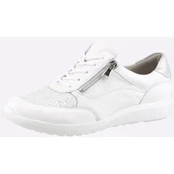 Schnürschuh WALDLÄUFER, Damen, Gr. 5,5, weiß, Glattleder, Rindsleder, Rindsleder, sportlich, Schuhe