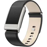 Strap-it Whoop 5.0 Armband Leder für Whoop 5.0 - Schwarz - Druckknopf Verschluss