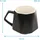 Intirilife Teetasse 0,35 l Schwarz 2 St.