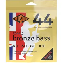 ROTOSOUND Phosphor-Bronze-Saiten für Bässe Runddraht Medium 40 60 80 100