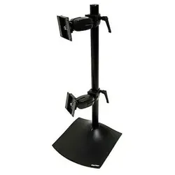 ERGOTRON Serie DS100 Standfuß für zwei Monitore vertikal angeordnet