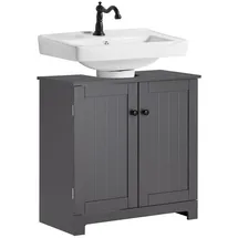 SoBuy Waschbeckenunterschrank 60 x 60 cm Grau